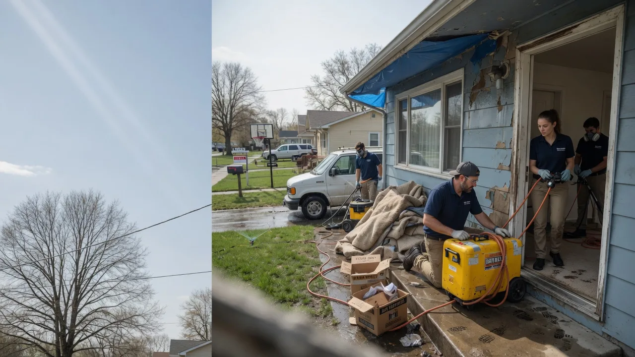 Basement Flood Cleanup in Kitts Hill, OH near me